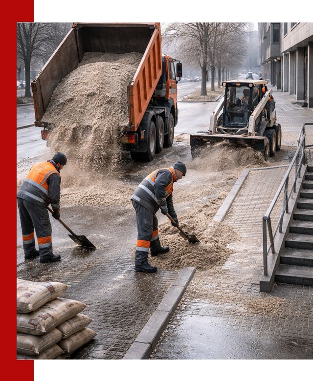 Поставка противогололедных материалов в Арсеньеве