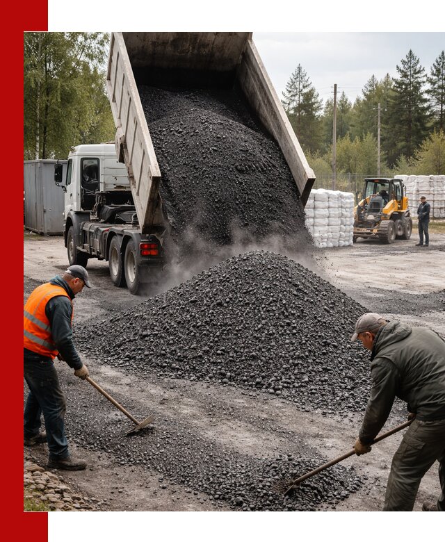Доставка и продажа асфальтного гранулята в Арсеньеве