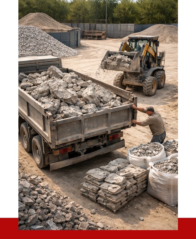 Купить бой бетона с доставкой в Арсеньеве от 4934 р. | ПРОНЕРУДРсн