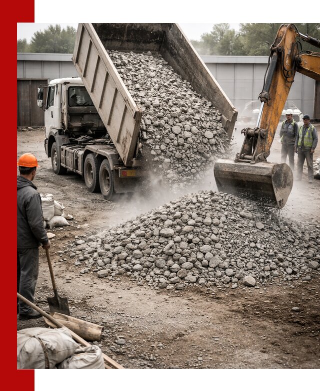 Доставка дробленого бетона в Арсеньеве оптом и в розницу