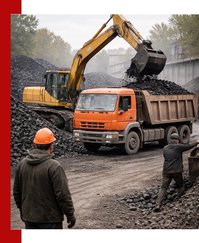 Доставка угля автотранспортом в Арсеньеве быстро и выгодно