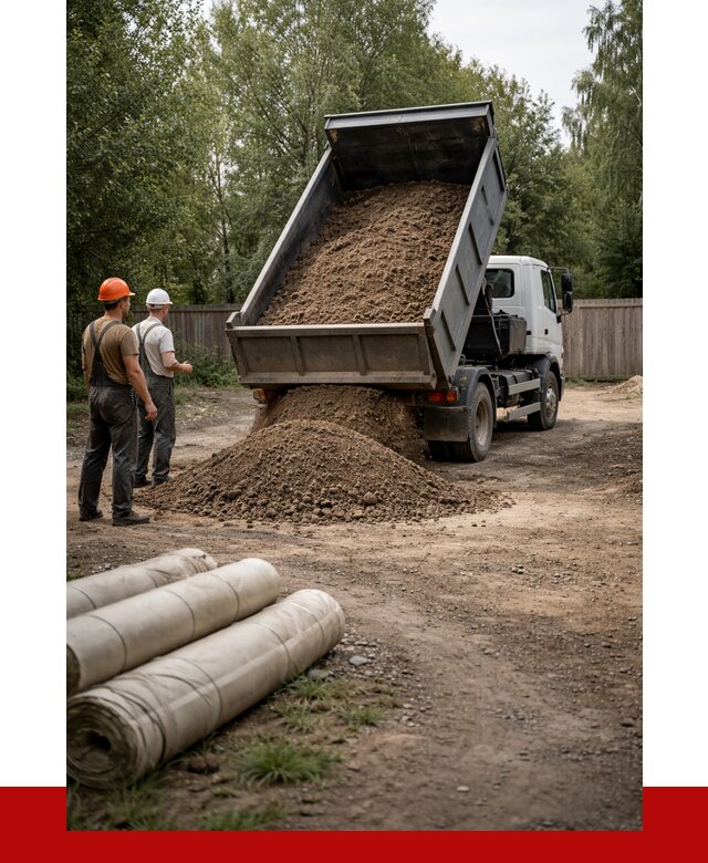 Доставка сыпучих материалов самосвалом в Арсеньев от 4318 р. | ПРОНЕРУДРсн