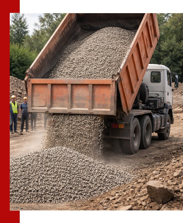 Доставка сыпучих материалов самосвалом в Арсеньеве быстро и надежно