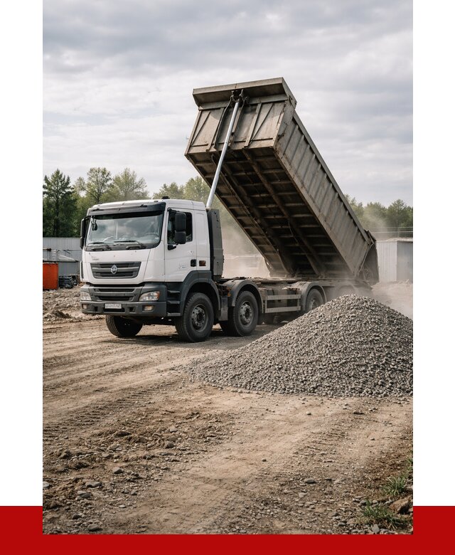 Доставка самосвалом 40 кубов в Арсеньеве от 9252 р. | ПРОНЕРУДРсн