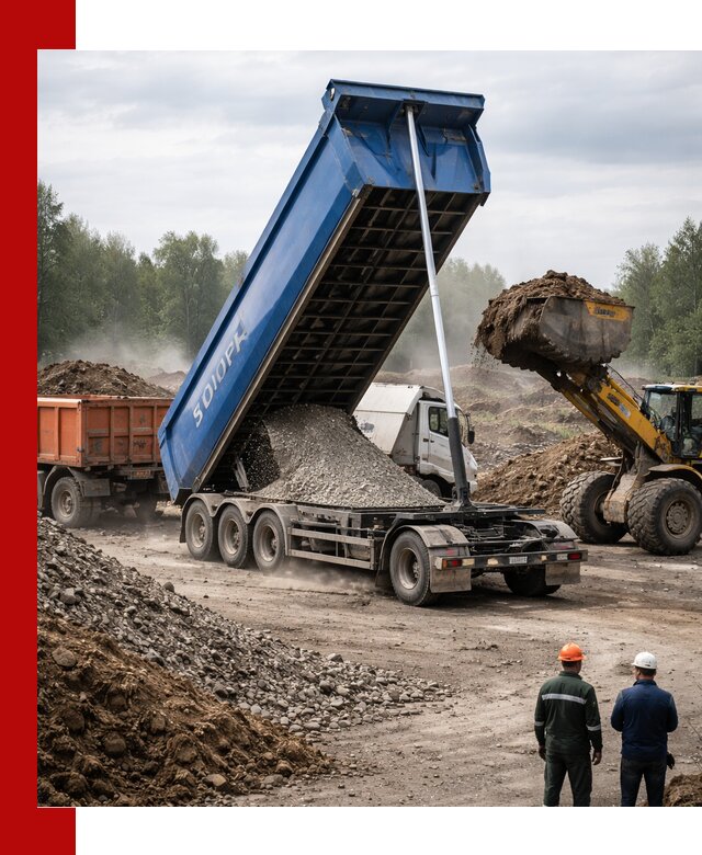 Аренда тонар 40 тонн в Арсеньеве с доставкой материалов