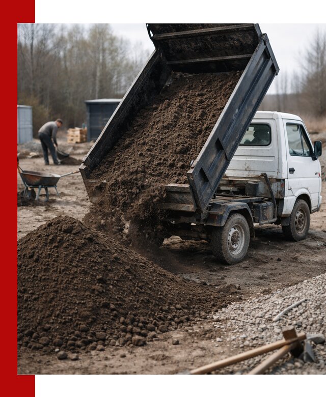 Аренда минисамосвала в Арсеньеве для доставки сыпучих материалов