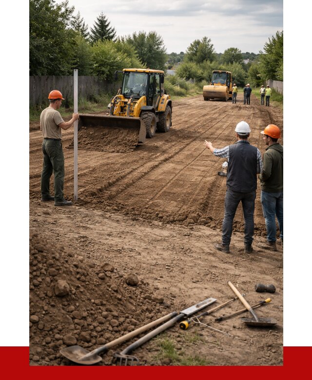 Планировка участка грунтом в Арсеньеве от 4626 р ПРОНЕРУДРсн