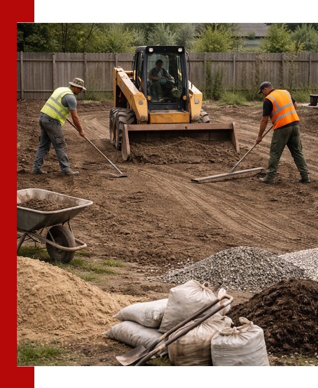 Выравнивание участка под строительство и благоустройство в Арсеньеве