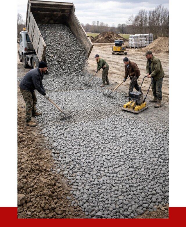 Устройство щебеночной подушки в Арсеньеве от 4626 р. ПРОНЕРУДРсн