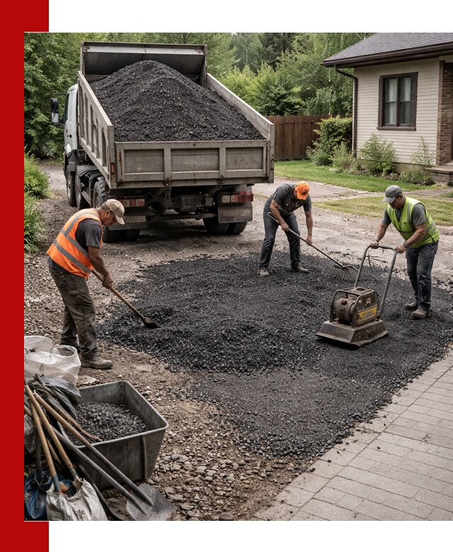Асфальтовая крошка для двора с доставкой в Арсеньеве